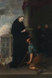 Sankt Thomas af Villanova helbreder en lam mand