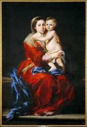 Jomfruen med rosenkransen (maleri på lærred)