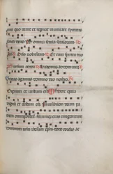 Missale: Fol. 154: Musik til Exultet, 1469