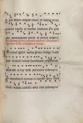 Missale: Fol. 156: Musik til Exultet, 1469