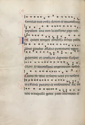 Missale: Fol. 157v: Music for Exultet, 1469