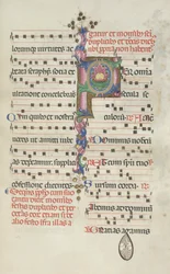 Missale: Fol. 184: Løv, 1469.