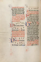 Missale: Fol. 190v: Musik til forskellige bønner, 1469.