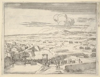 Efter et par dages belejring med den franske hær overtager Francesco I d