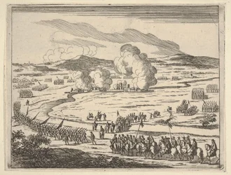Belejringen af ​​Alexandria begynder, fra ideen om en kristen prins og helt i Francis ..., 1659.