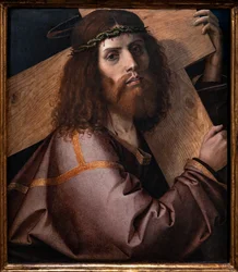 Kristus bærer korset, første årti 1500-tallet (olie på panel)