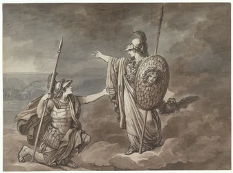 Athene viser sig for Telemachos (Odysseus