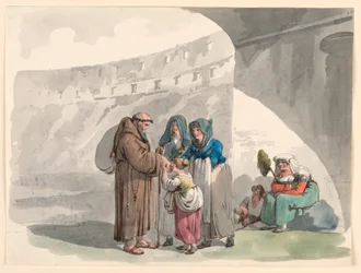 Tegning, Hilsen fra en eremit, 1807-08