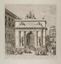 Pius 7.s triumftog ind i Rom den 24. maj 1814