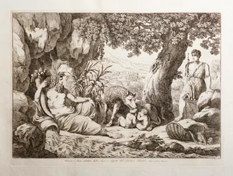 Romulus og Remus ammet af ulven