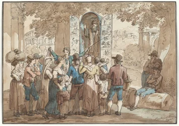 »Charlatanen«, illustration til »Romerske dragter og skikke«