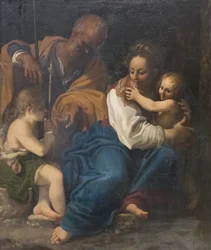 Hellige familie og den hellige Johannes Døberen