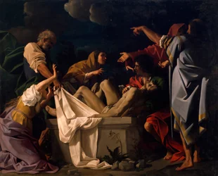 Kristi begravelse, af Bartholomew Schedoni (1578-1615)