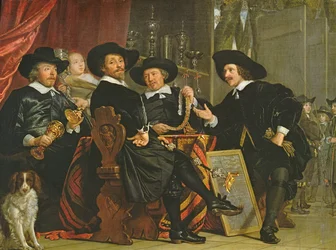 Embedsmændene i Company of Bowyers af St. Sebastian i Amsterdam, 1653