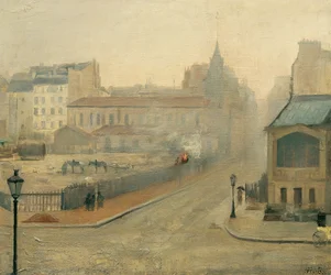 I tågen, 1882.