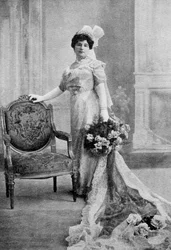Baronesse Orczy, britisk romanforfatter, dramatiker og kunstner af ungarsk oprindelse, 1913.