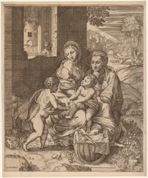 Den hellige familie (La Perla) (efter Raphael)
