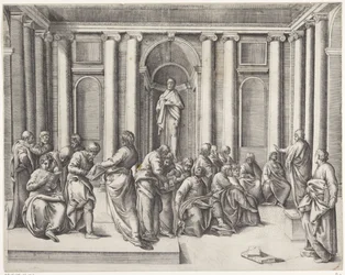 Kristus blandt de skriftkloge i templet