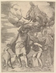 Englen, der holder Abrahams arm, efter 1552.