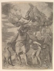 Englen, der holder Abrahams arm, efter 1552.