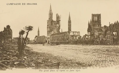 The Grand Place, Ypres, 27. juni 1915