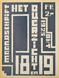 Forside til et nummer fra 1923 af magasinet "The Overview", 1923