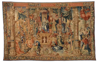 Tapestry, Faith Velkommen til antikkens helte, lavet i Bruxelles, Belgien