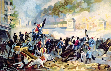 Vallonske frivillige angreb den 23. oktober 1830 under den hollandske invasion af Belgien for at forsøge at genskabe kontrollen
