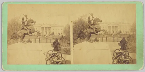 Den kolossale bronzestatue af general Andrew Jackson