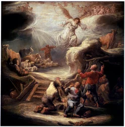 Bebudelsen til hyrderne, 1600-tallet.