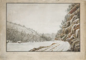Udsigt på New Turnpike Road, på kanten af Juniata, med en fjern udsigt..., 1820.