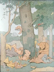 Illustration til albummet "Gedeon, tyvenes leder"