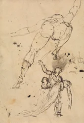 Studie for Hercules og Persephone