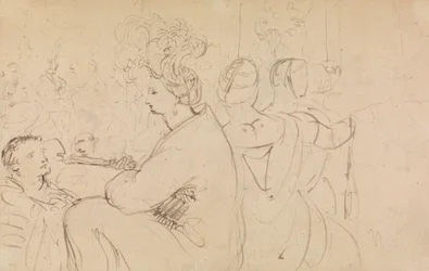 Studie af siddende figurer