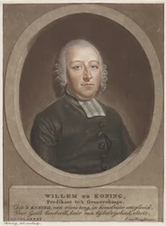 Portræt af pastor Willem de Koning