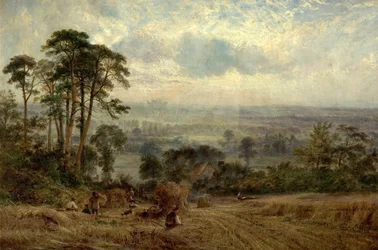 Cornfields, Wollaton Hall, Nottingham, 1800-tallet