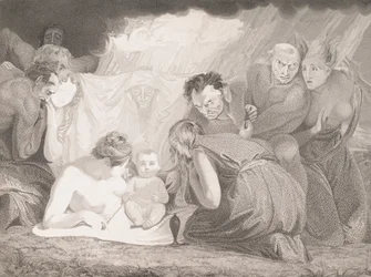 Spædbarn Shakespeare deltog af naturen og lidenskaberne, 1799.