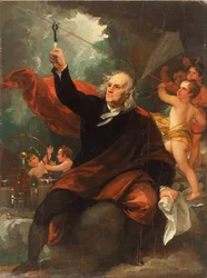 Benjamin Franklin Henter elektricitet fra himlen