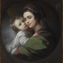 Elizabeth Shewell West og hendes søn, Raphael