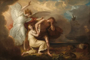 Fordrivelsen af Adam og Eva fra Paradis, 1791