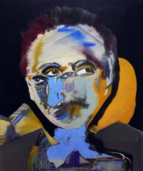50 store forfattere i historien: Tennessee Williams, 2015 (olie og akryl på lærred)