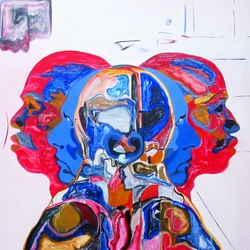Robert M.  the boys, 2005 (olie på lærred)