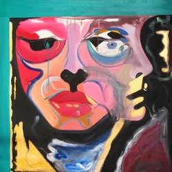 Surportrait: Étude de vivantes 2, 2005 (olie på lærred)