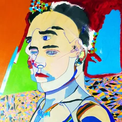 Surportræt: Juan Pablo Salazar perez, 2017 (olie på lærred)