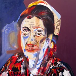 Surportræt: Simone Veil, 2020 (olie på lærred)
