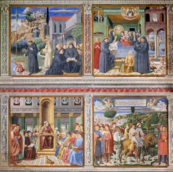 Episoder fra Augustins liv, 1463-65 (se 192535, 192549, 192550, 192551, 192552)