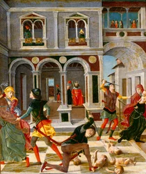 Massakren på de uskyldige, midten og slutningen af det 15. århundrede (tempera på panel)