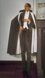 Maharaja Yeshwant Rao Holkar II af Indore i vest ...