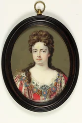Queen Anne (akvarel på elfenben)