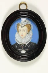 Dronning Elizabeth I (emalje)